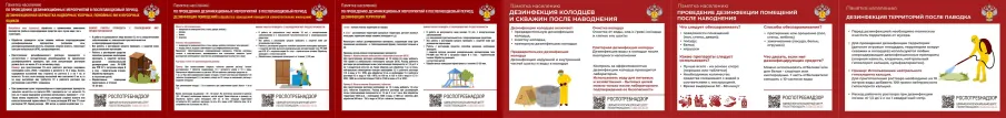 Памятка населению по проведению дезинфекционных мероприятий в послепаводковый период.
